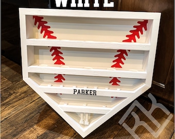 Baseball 10 ring and 10 ball display