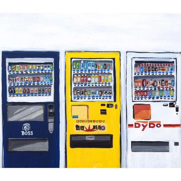 Okinawa Vending Machine Print