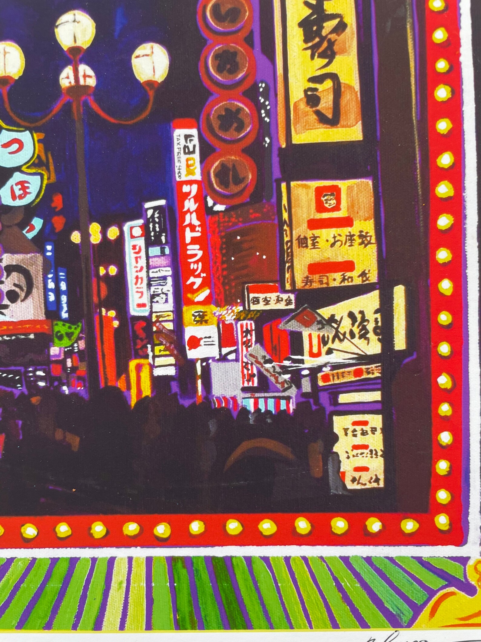 Dotonbori Street Osaka Nightlife View Japan Inkjet Print Etsy