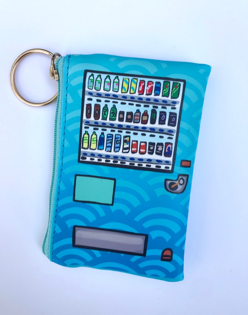Okinawa Ocean Blue Vending Machine Coin Purse Etsy