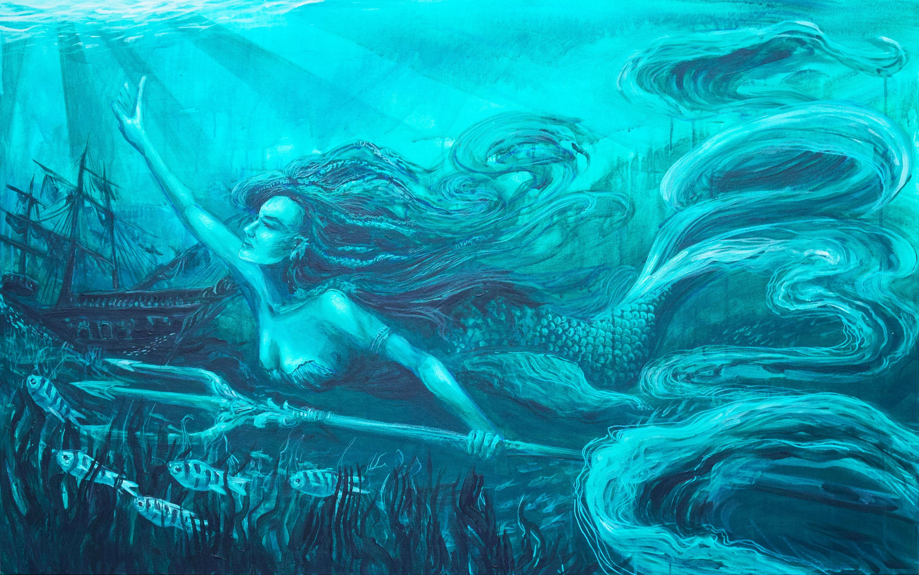 Mermaid by the Lemurian sea(原画) il_fullxfull.5710181503_kxkq.jpg
