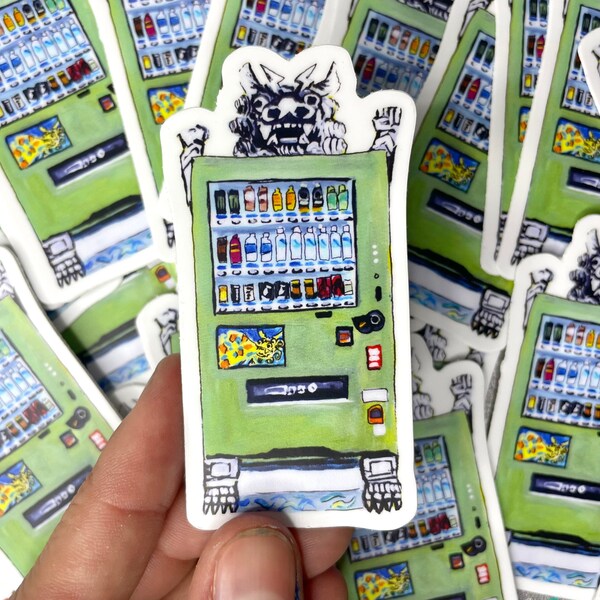 Vending Machine Decal Etsy