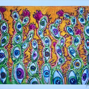 Cacteye cactus fine art inkjet print