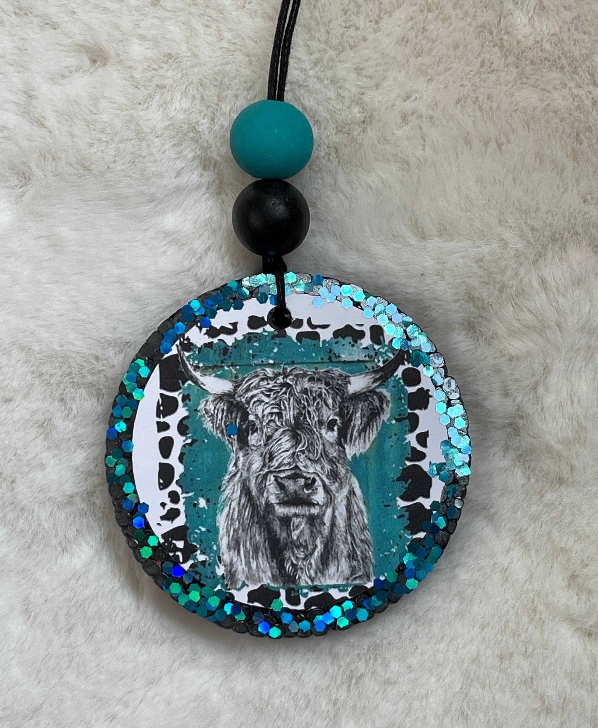 Highland Cow Air Freshener freshie Etsy