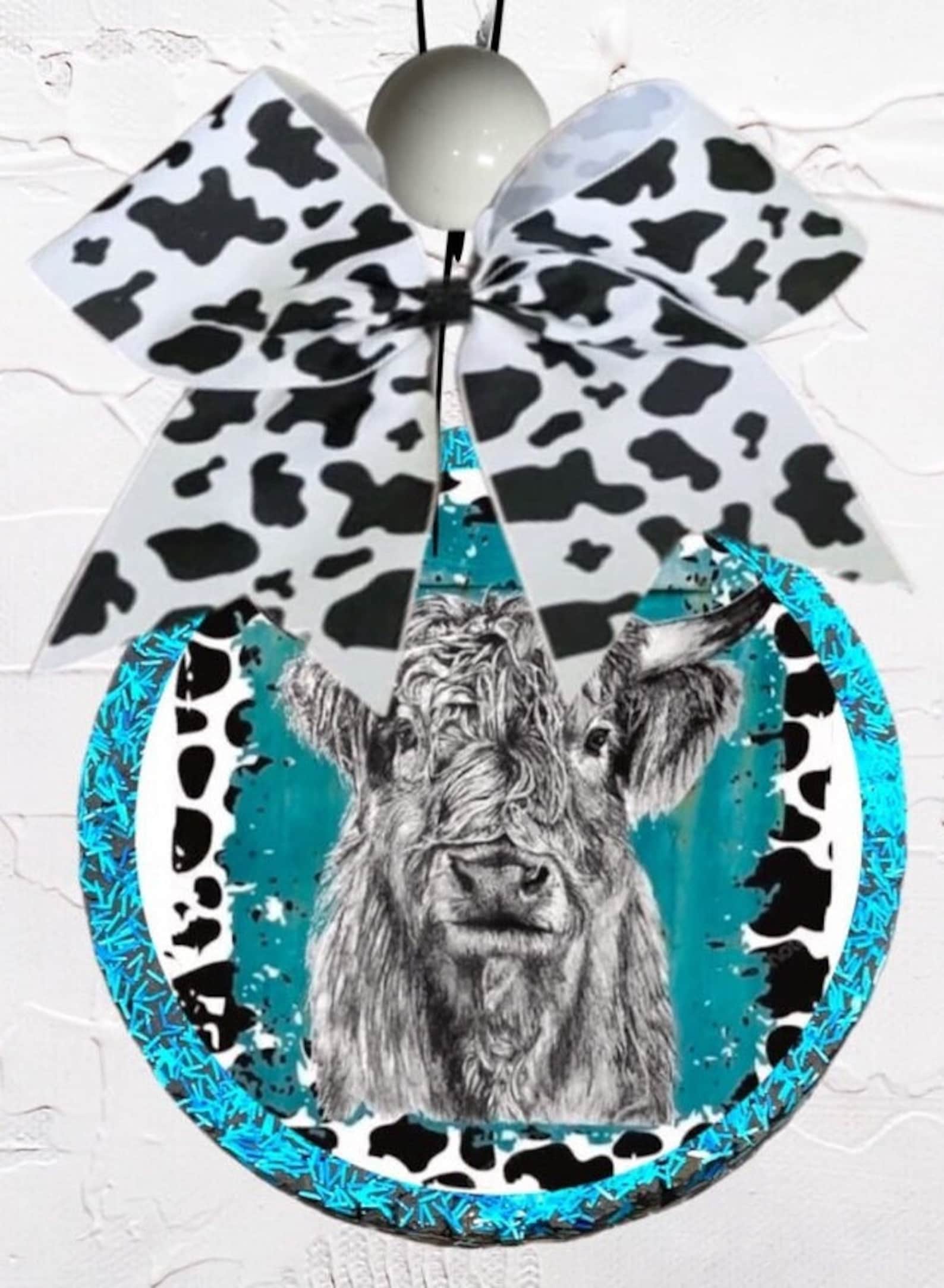 Highland Cow Air Freshener freshie Etsy