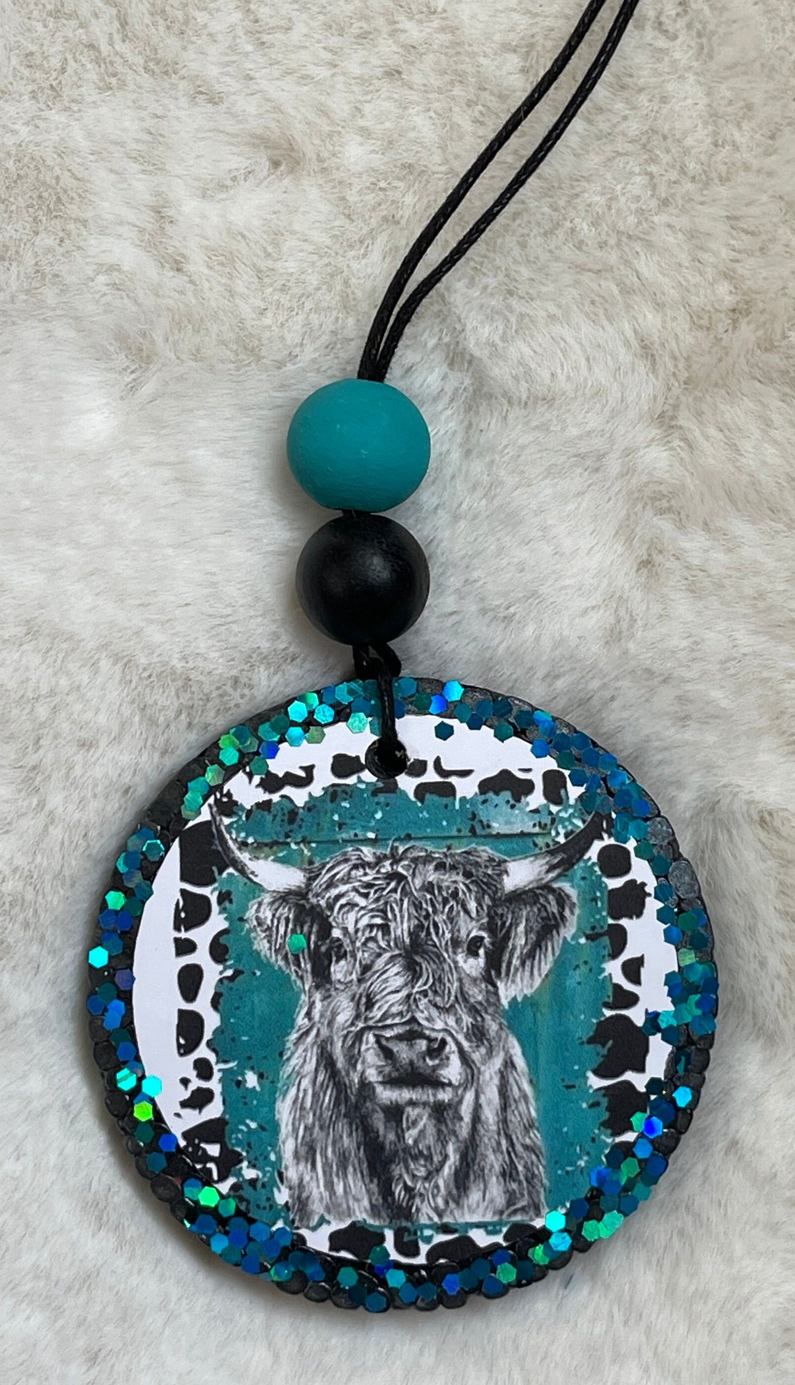 Highland Cow Air Freshener freshie Etsy