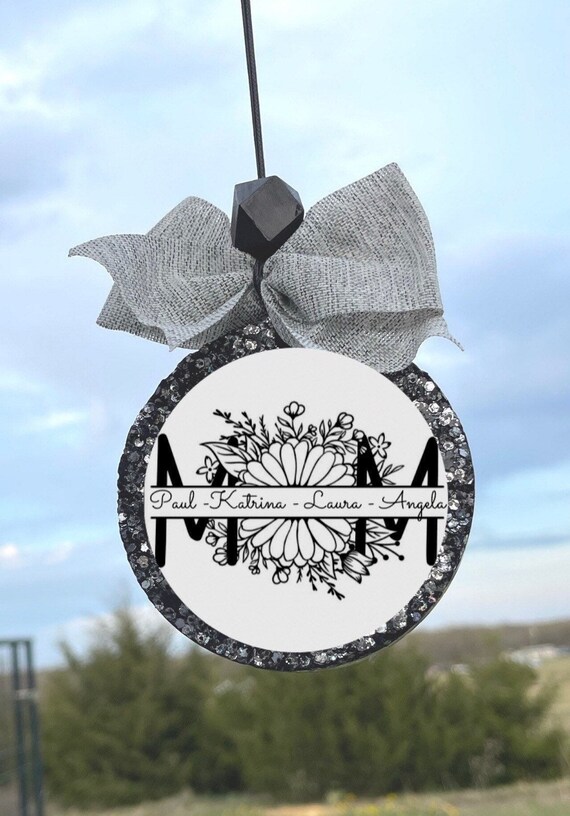 Personalized Mom Freshie With Names Freshy Air Freshener Etsy