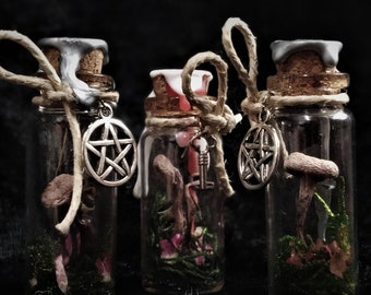 Mushrooms Witchy Vials