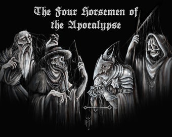 The Four Horsemen of the Apocalypse Illustrations