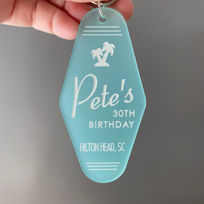 Personalized Motel Keychain // Custom Vintage Hotel Style Etsy Hong Kong