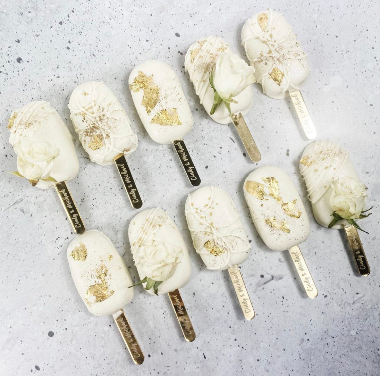 Custom Popsicle Sticks // Cakesicles Personalized Cake Pop Etsy
