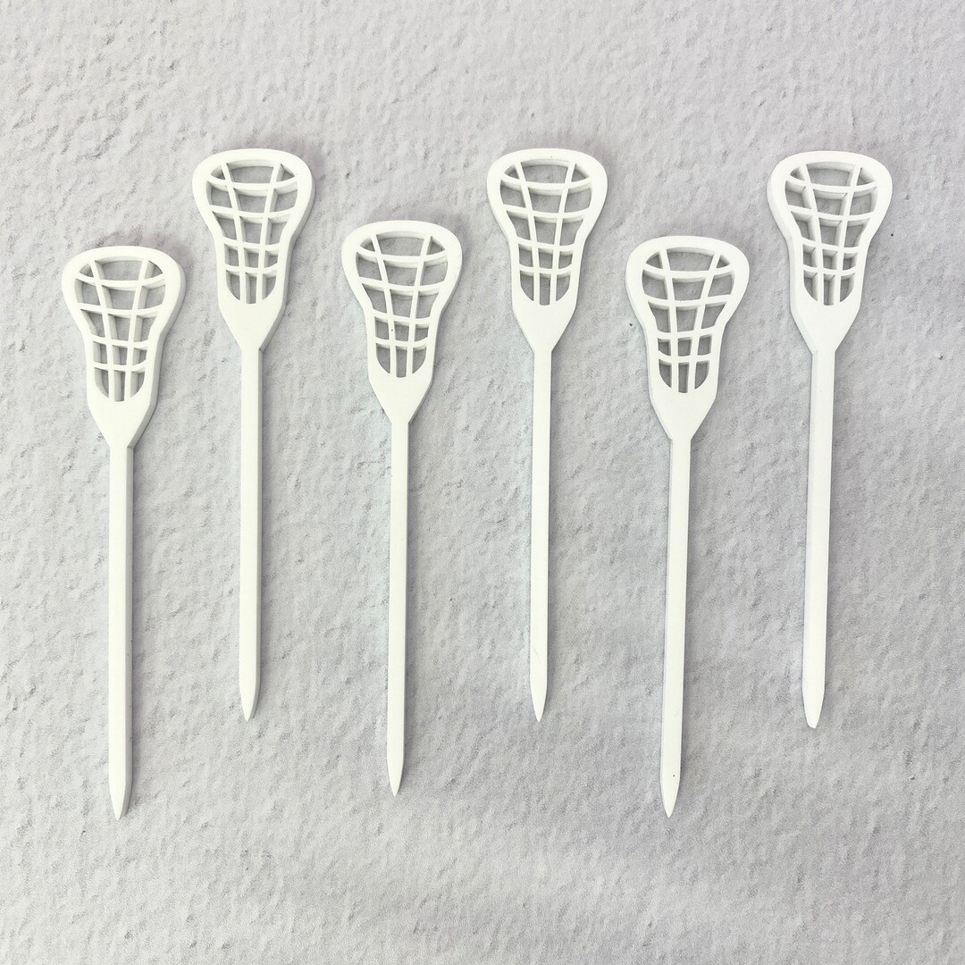 Lacrosse Cupcake Toppers // Lacrosse Stick, Martini Sticks, Appetizer