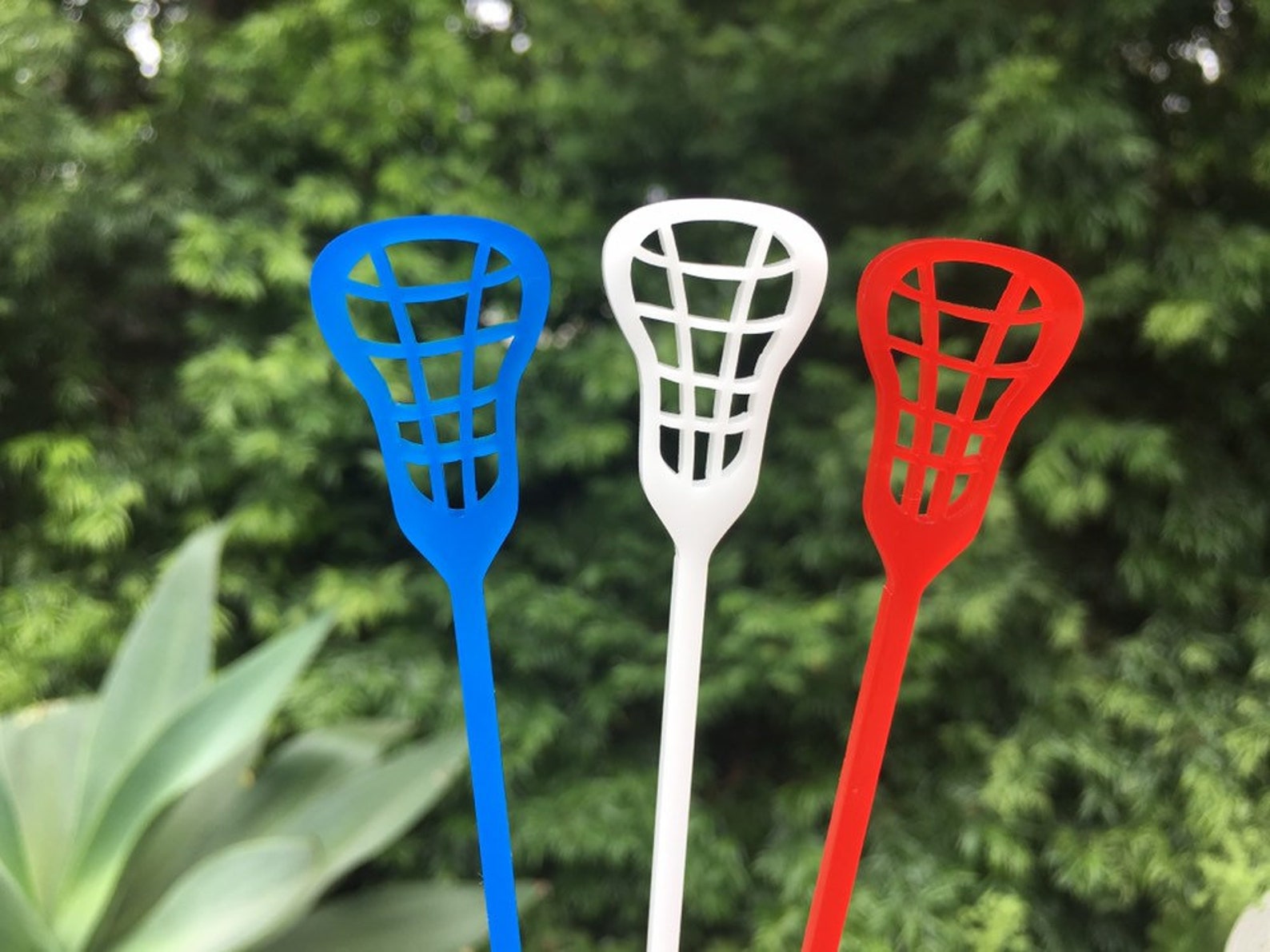 Lacrosse Stir Sticks // Lacrosse Stick Sporty Swizzle Sticks Etsy