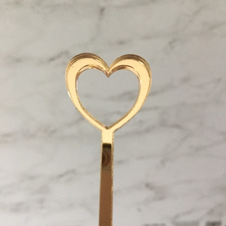Heart Stir Sticks for Cocktails // Wedding Love Drink Etsy