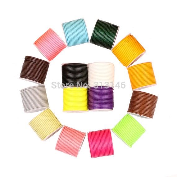 20m A Bundle Black White 1.0 1.5 Mm Nylon Thread String for DIY Braiding Beading