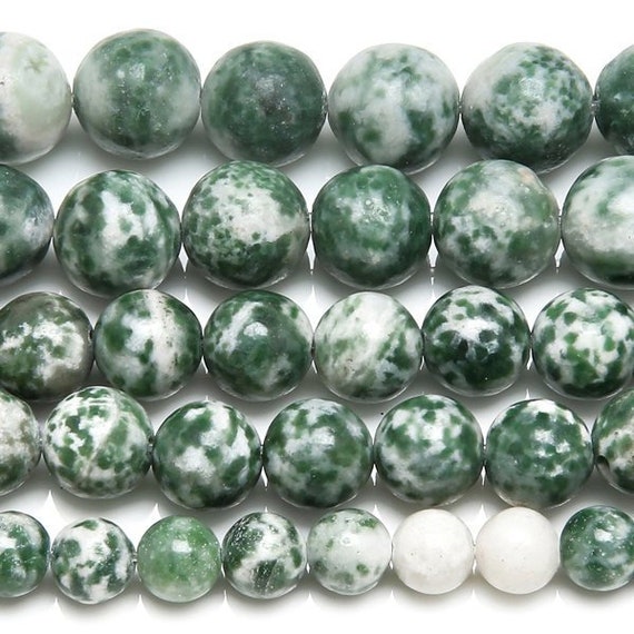 15/" Aventurine Jade Gemstone Round Loose Spacer Beads Jewelry Finding 4//6//8//10MM