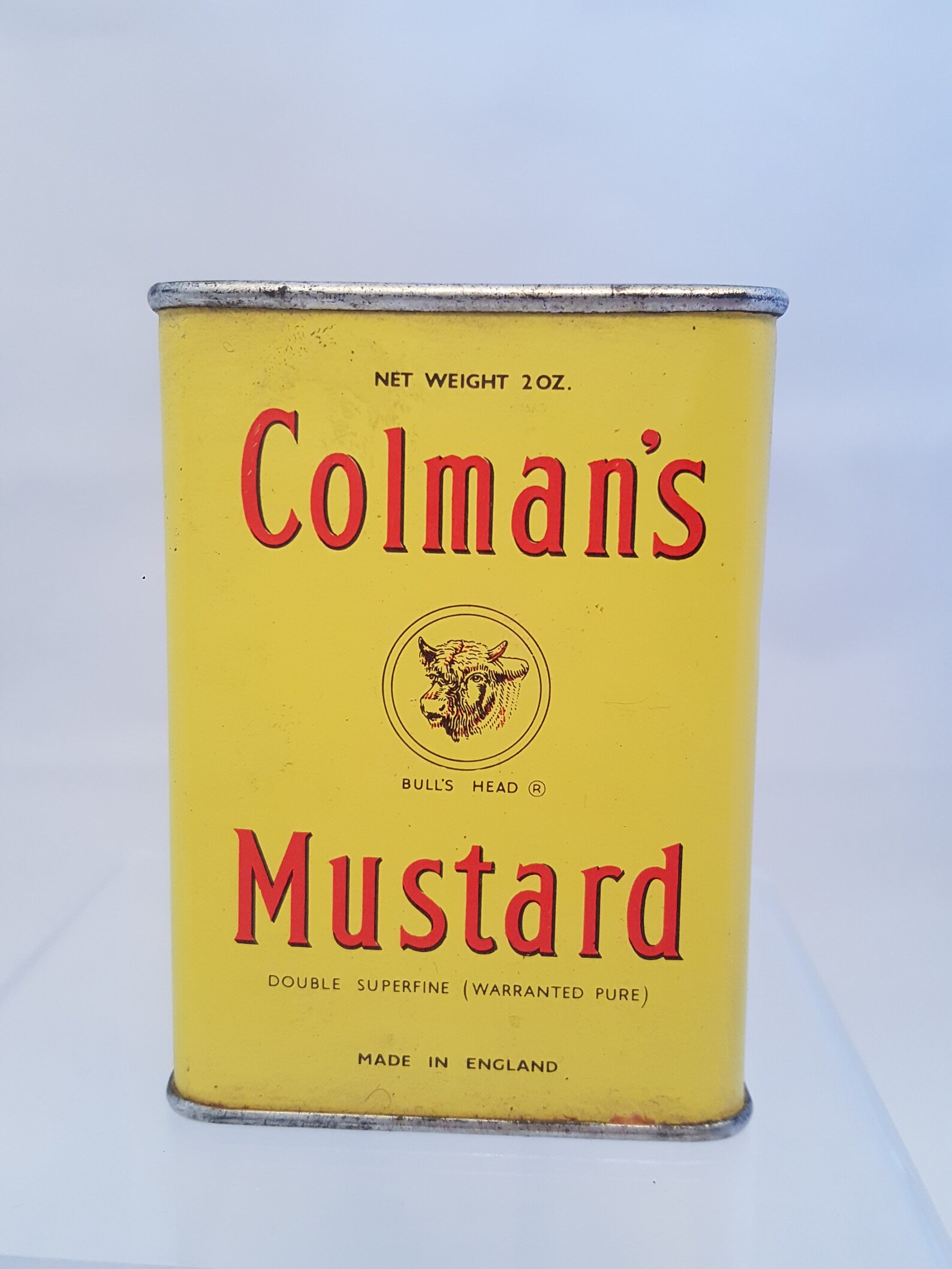 Colmans Mustard Tin Vintage Mustard Tin Made in England Etsy