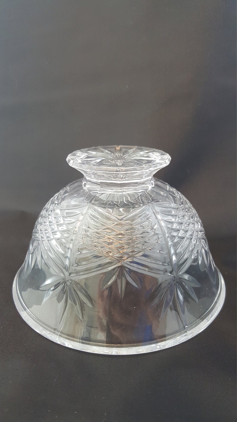 Candy Bowl Soap Dish Nut Bowl TOWLE Crystal 5 Footed Bowl Made in Austria Cut Crystal Clear Jewelry Serving Dish Clear Crystal Bowl