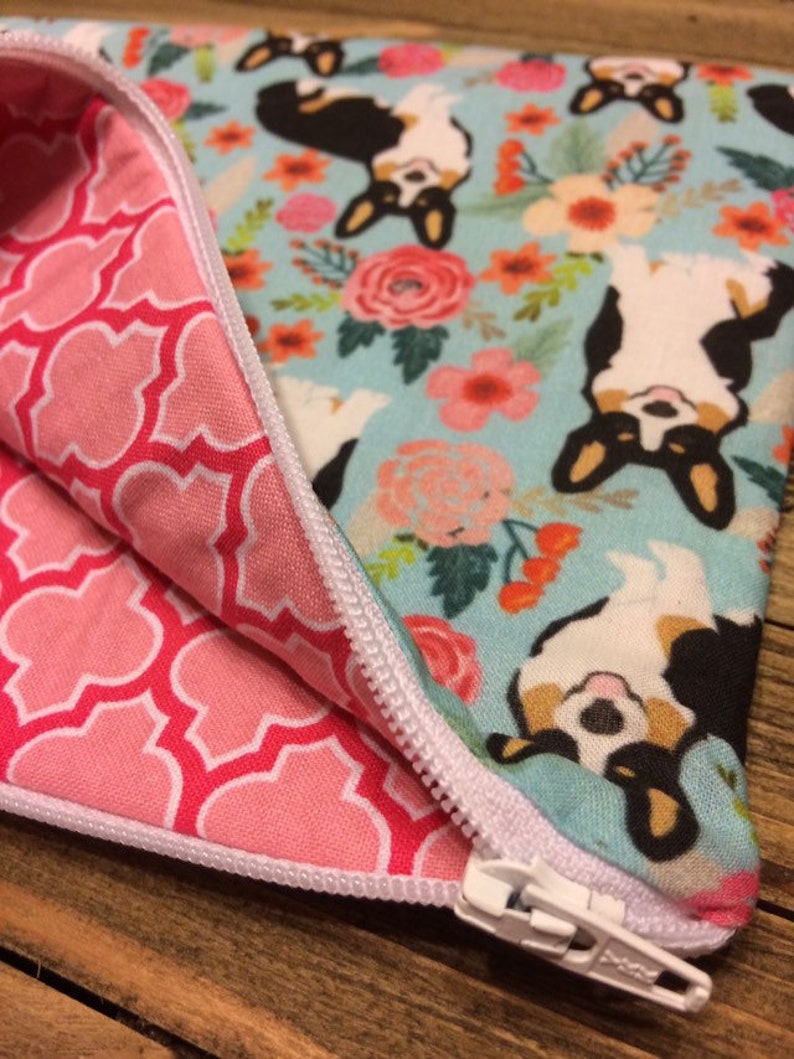 Corgi Zipper Pouch