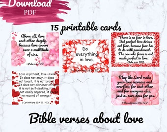 Valentine's day scripture cards, Bible verse cards, Bible verses about love, Valentines bible verses, Scripture memory cards