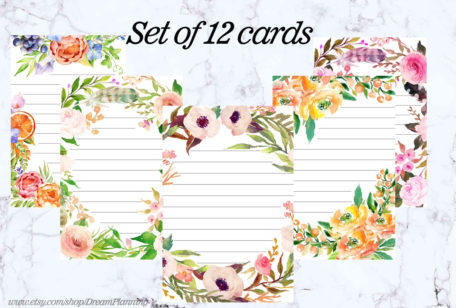 Printable Stationery, Bible Journaling Cards, Bible Notes Prayer Note ...