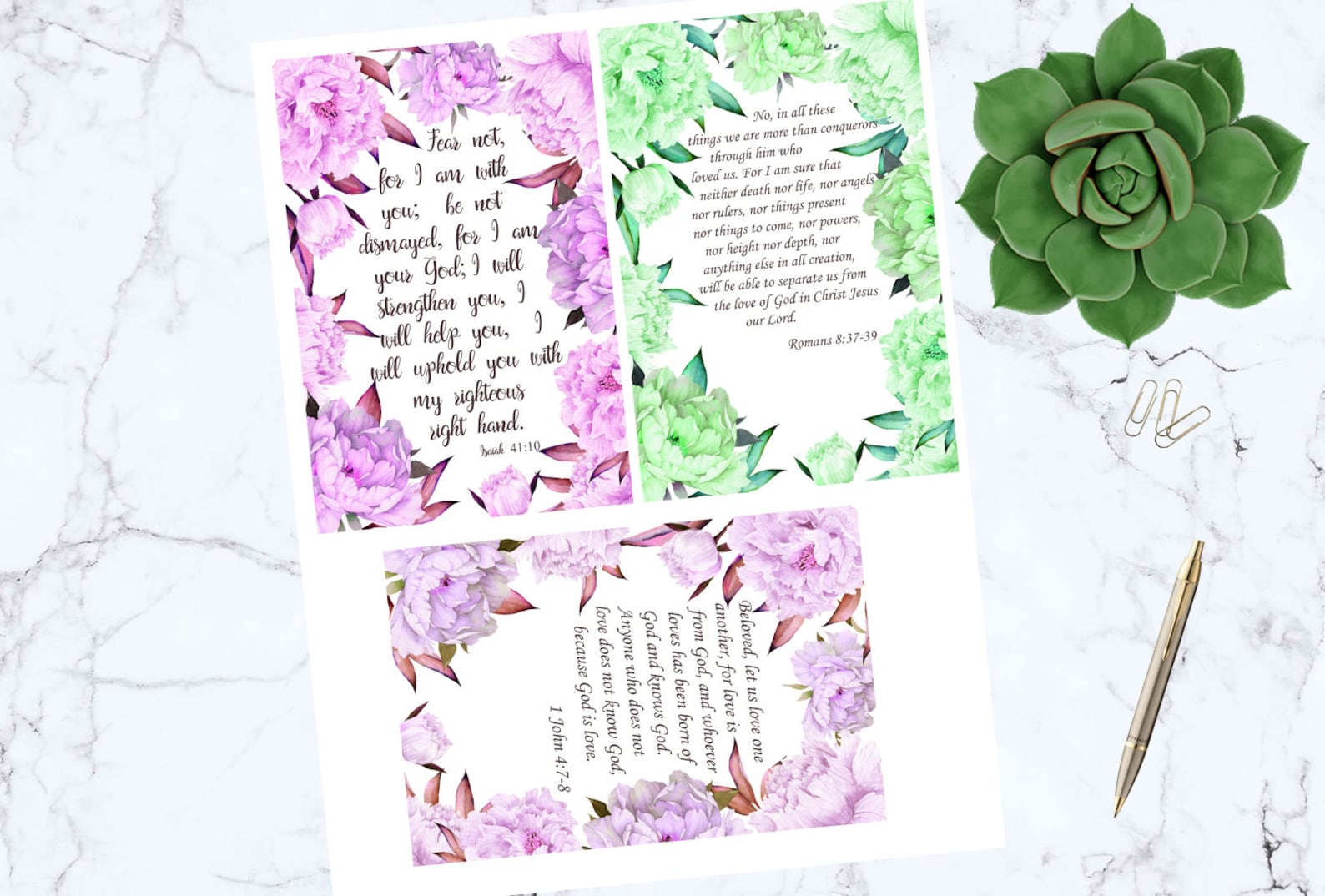Scripture Cards Bible Verse Cards Bible Journaling Inspirational Cards