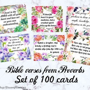 Bible Verse Cards Printable Bible Journaling Cards Scripture Cards Christian Prayer Cards Bible Verses Proverbs Bible Memory Verses Cards