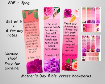 Mothers day bible verses bookmarks KJV, Christian mothers day printable, Religious mothers day bookmarks, Christian bookmark, KJV cards