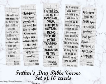 Christian Bookmarks Printable Fathers Day Bible Verses Cards Scripture Bookmarks Bible Journaling Cards Bible Study Printables Scripture