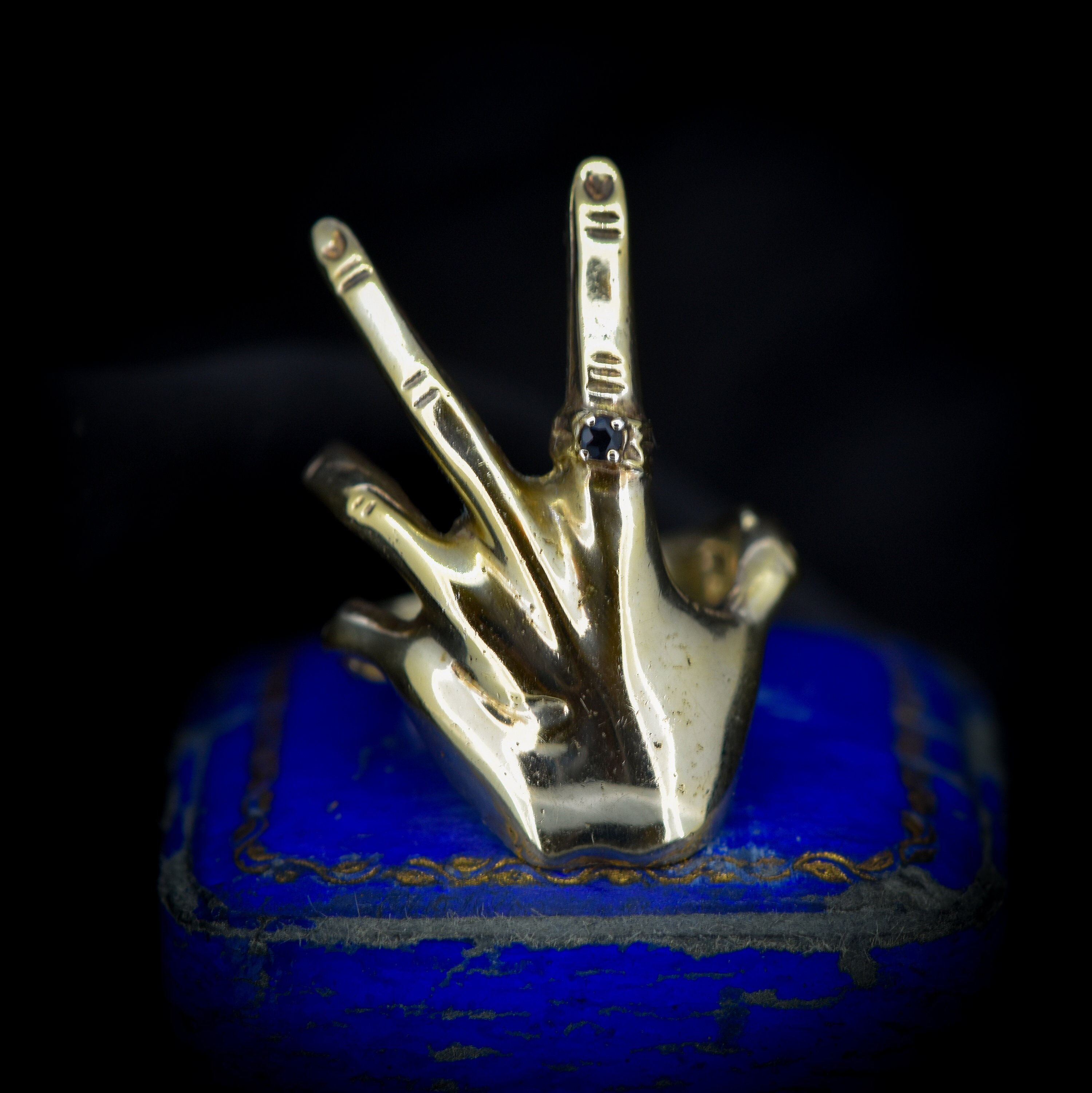 Ring shaped like a best sale hand