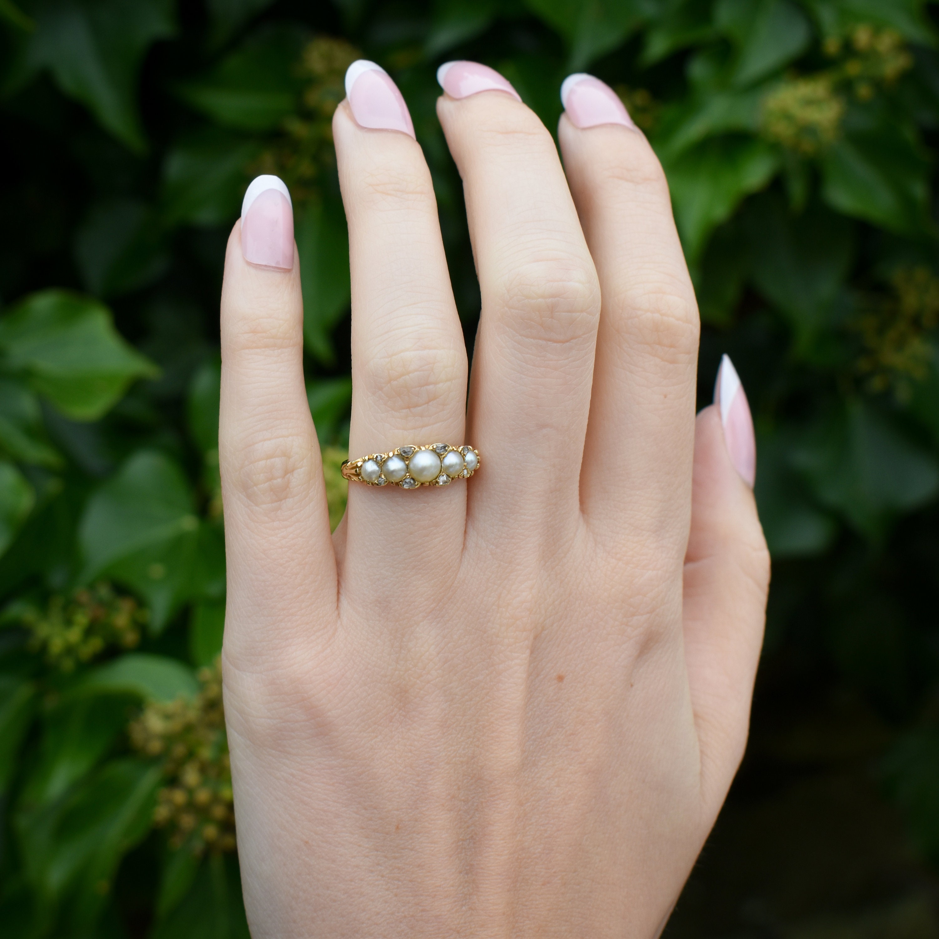 5 pearl sale ring