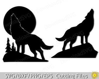 Download SVG WOLF head clipart tattoo Vector Layered Cu File ...