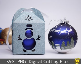 Ornament Box Svg Etsy