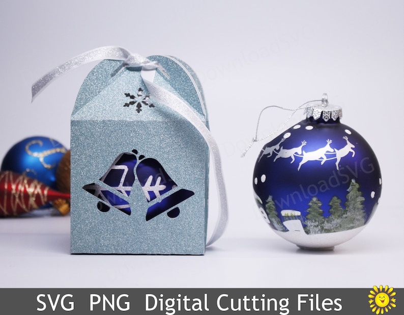 Download DIY SVG cutting file template Gift Box for up to 3.5 inch ...