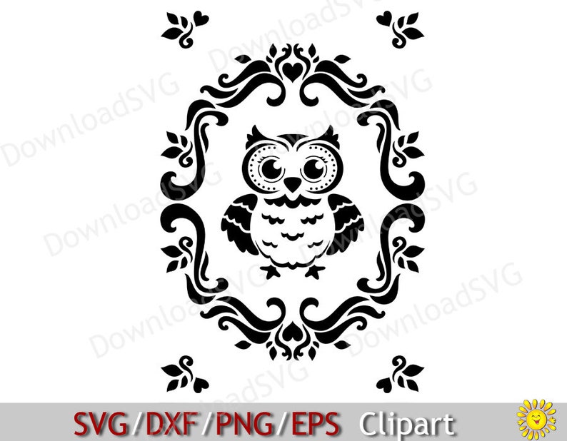Download SVG OWL cutting file for Vinyl Transfer Cricut Silhouette ...