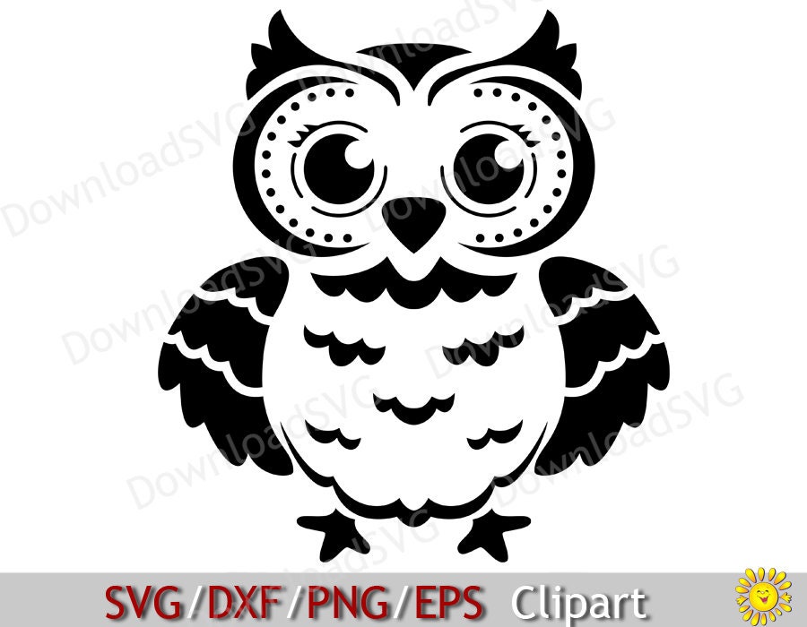 Download SVG OWL cutting file for Vinyl Transfer Cricut Silhouette ...