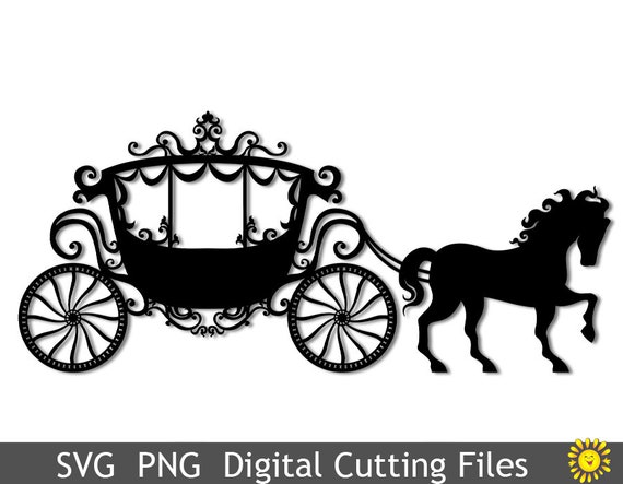 Download Svg Vintage Carriage Horse Cutting File For Vinyl Transfer Etsy PSD Mockup Templates