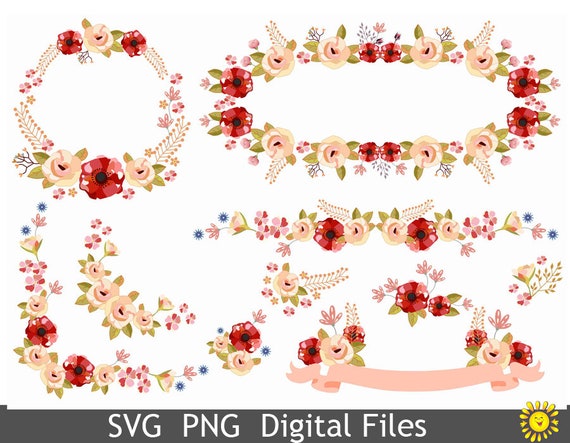 Svg Png Bundle Clipart Poppy Flower Frames Wreaths 10 Etsy Svg Png Bundle Clipart Poppy Flower Frames Wreaths 10 Etsy
