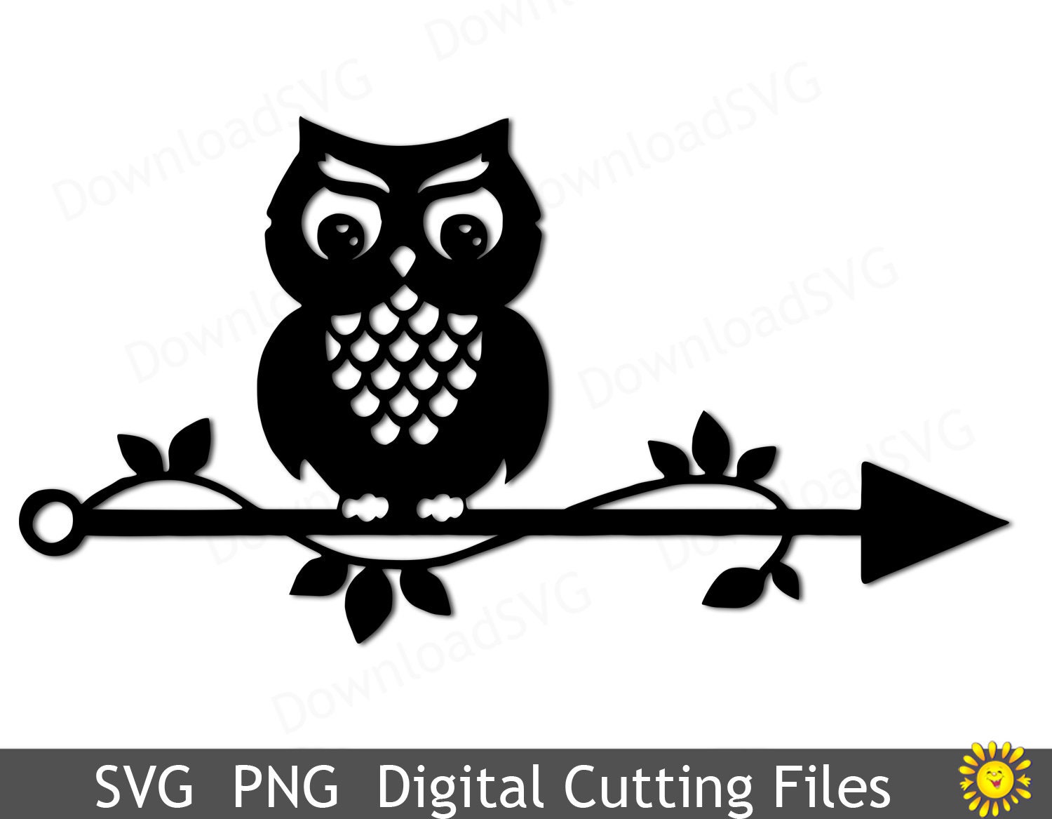 Download Svg Png Cutting File Owl Template For Cricut Silhouette Digital Decal Clipart Wedding Decoration Vinyl Transfer
