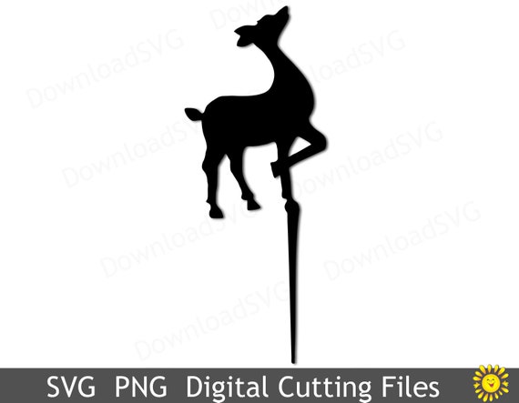 Download Baby Deer Svg Cutting Files Templates Garden Yard Figurine Etsy