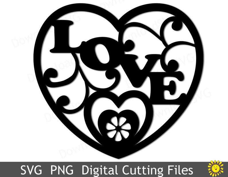 Free Free 124 Heart Mandala Cricut SVG PNG EPS DXF File