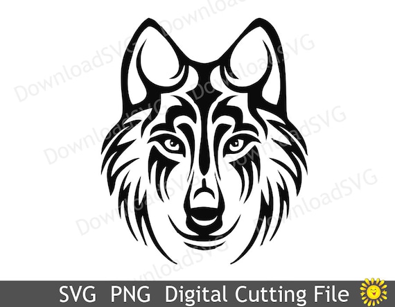 SVG Cutting Files Templates Wolf Cricut Silhouette Digital | Etsy