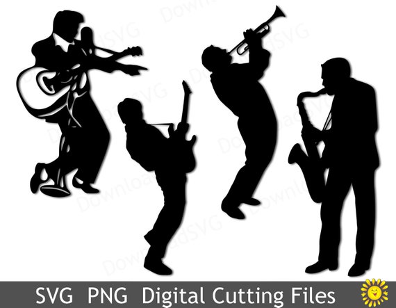 Musicians Svg Cutting Files Vinyl Transfer Elvis Presley Etsy