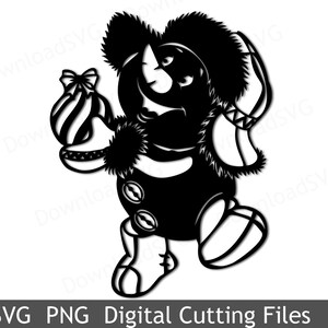 SVG Post Schneemann mit Weihnachten Geschenk Schneidedatei für Vinyl Transfer Cricut Silhouette Digital Home Party Dekoration Karten Scrapbooking