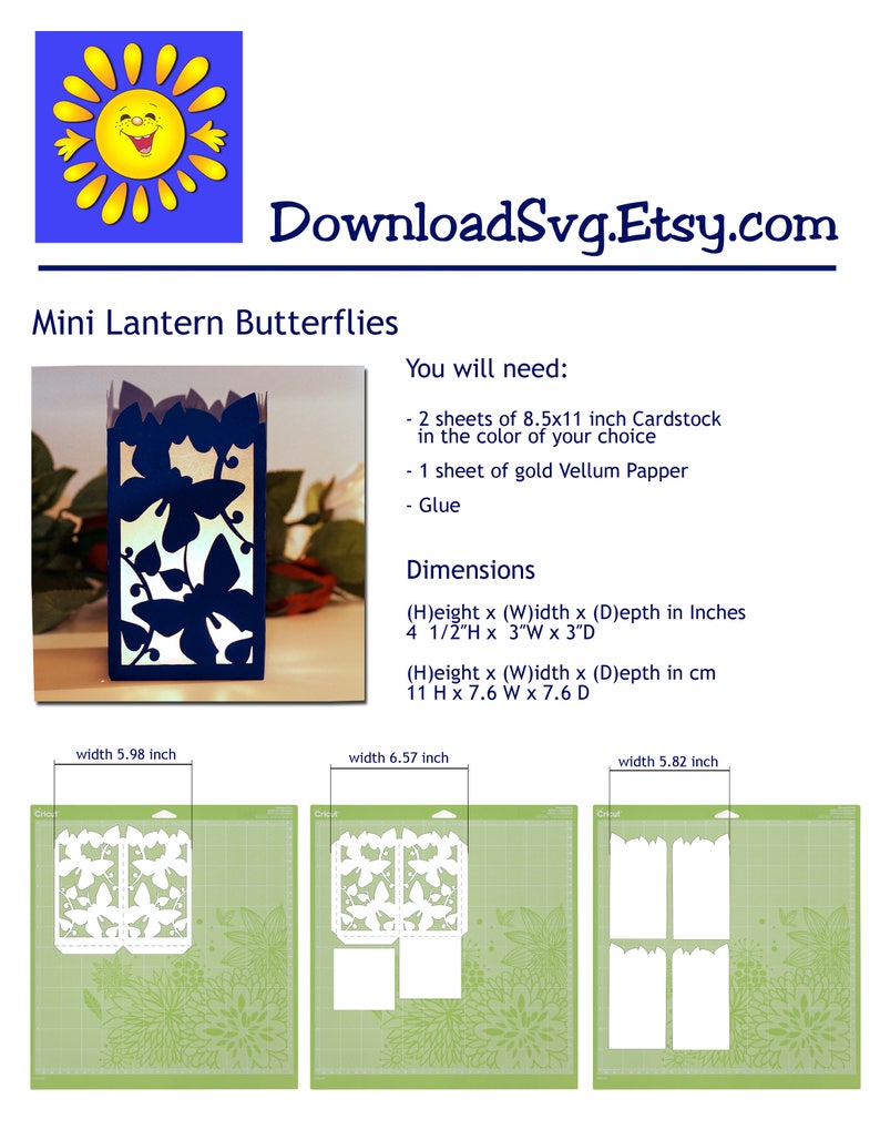 Download Nice Present SVG PNG Cutting File Template Lantern ...