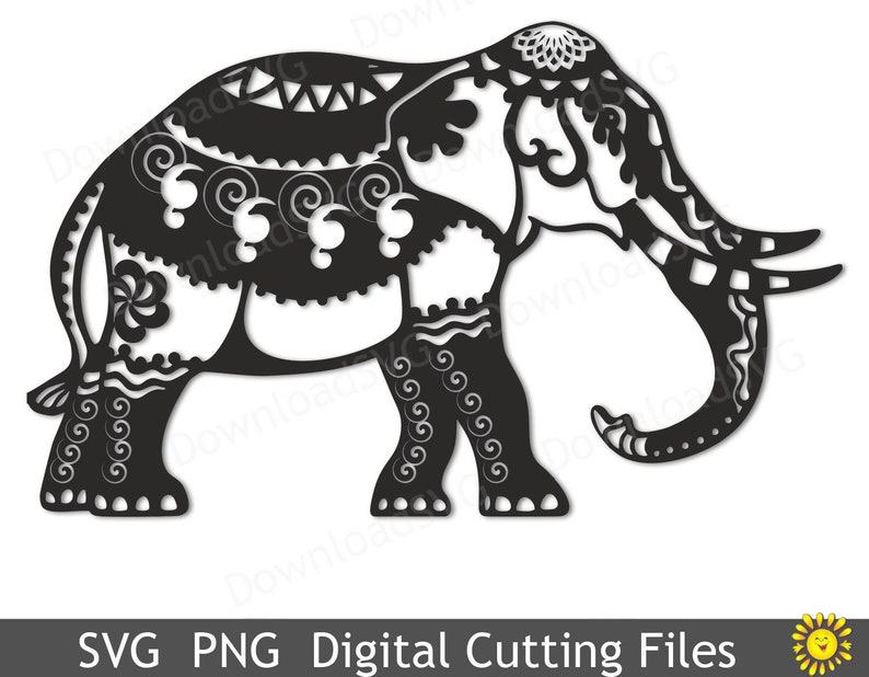 Free Free 284 Vinyl Elephant Svg SVG PNG EPS DXF File