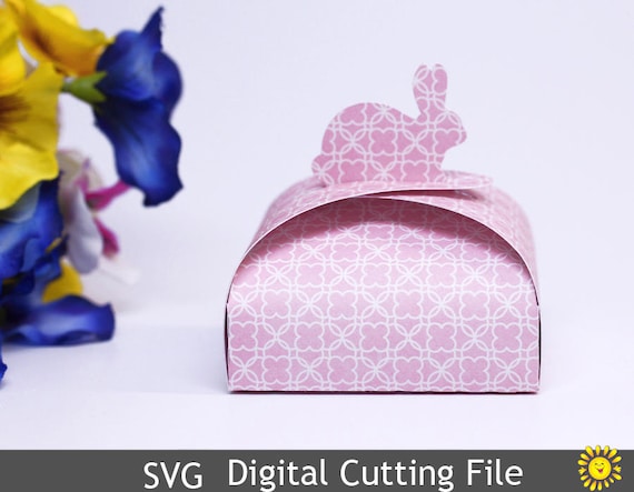 Download Diy Svg Easter Bunny Gift Box Cutting File Template Laser Cut Etsy