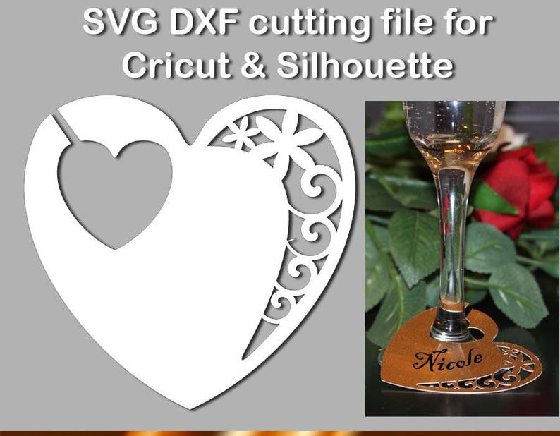 Download SVG cutting file template Cricut Silhouette Digital Wine ...