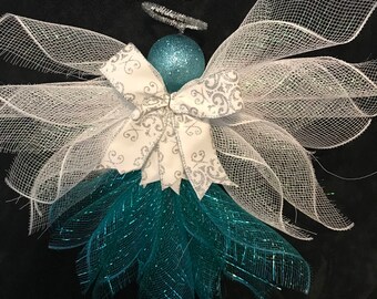 Deco mesh angel | Etsy