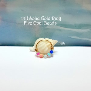 Fire Opal 14K Solid Yellow or Rose or White Gold Nasenring,Knorpel,Helix,Daith,Conch,Tragus Hoop,16g 18g 20g 22g 24g,Oktober Geburtsstein